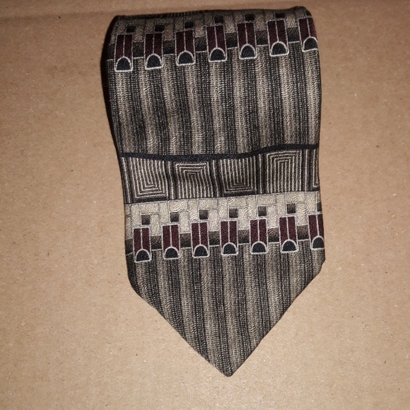 Chez Roffe' Men's 100% Silk Tie - Picture 4 of 8